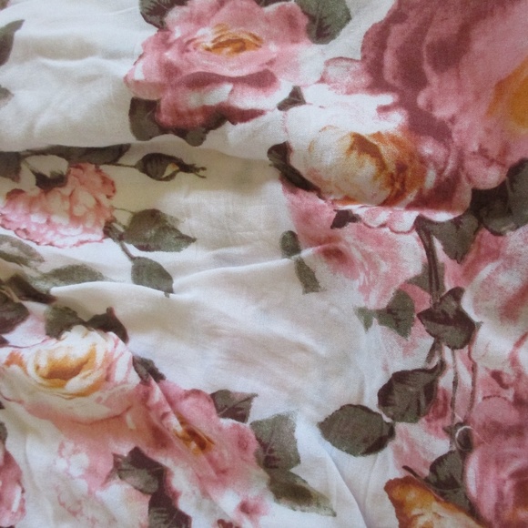 Rue21 Pink, Orange, and Brown Floral Dress - Picture 6 of 7